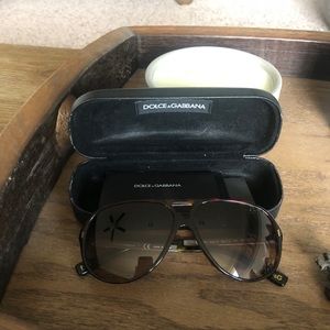 Dolce and Gabbana aviator sunglasses
